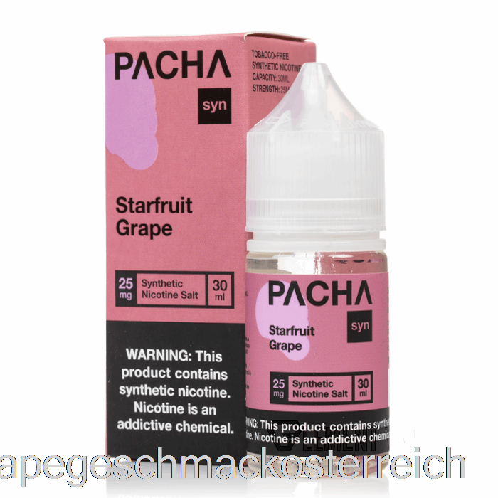 Sternfruchttraube – Pachamama-Salze – 30 Ml, 25 Mg Vape-Geschmack